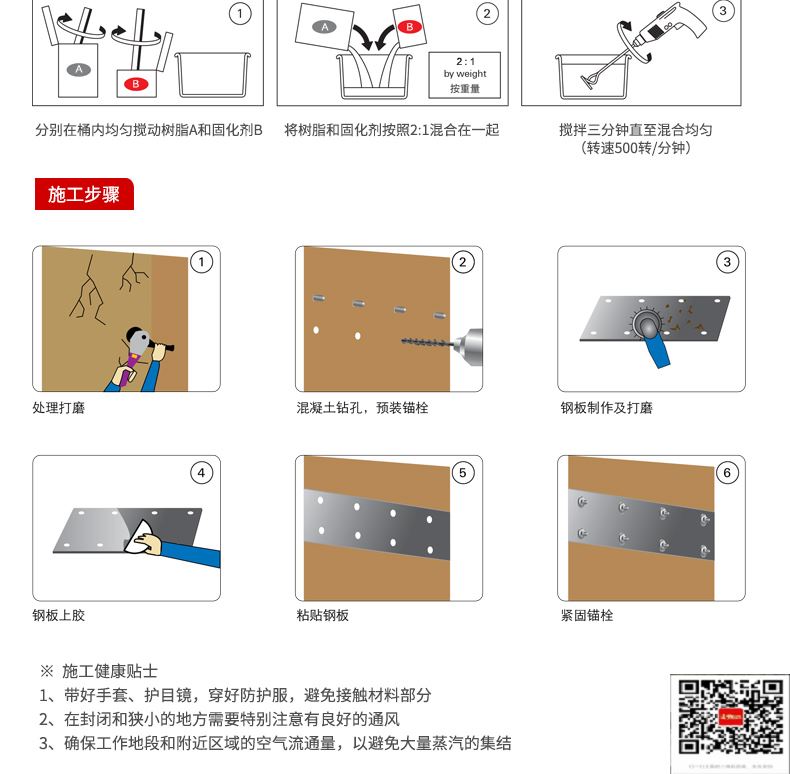 包钢文成粘钢加固施工过程